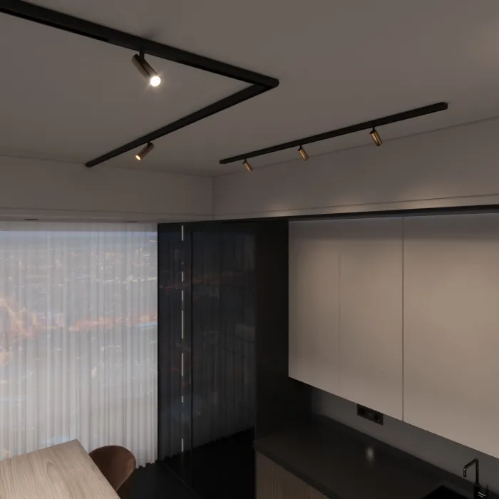 Шинопровод round накладной 2м Elektrostandard slim magnetic a064722 от ImperiumLoft