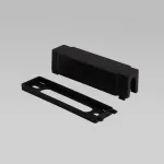 Короб для сетевого шнура черный Elektrostandard flat magnetic a063735