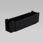 Короб для сетевого шнура черный Elektrostandard flat magnetic a063735
