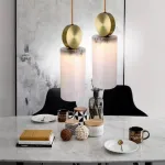 Подвесной светильник BRIXEN ONE L210  gold от ImperiumLoft