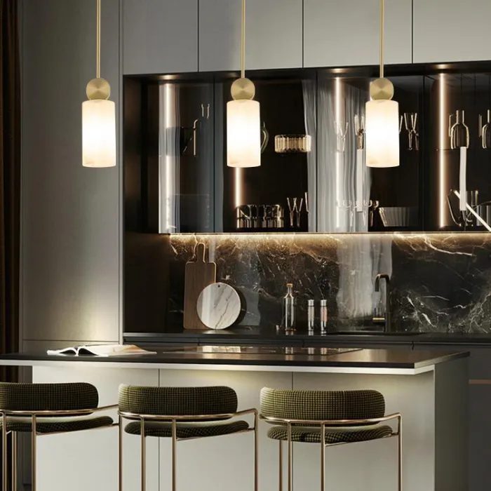 Подвесной светильник BRIXEN ONE L210  gold от ImperiumLoft