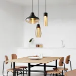 Подвесной светильник RENORD D10 black amber