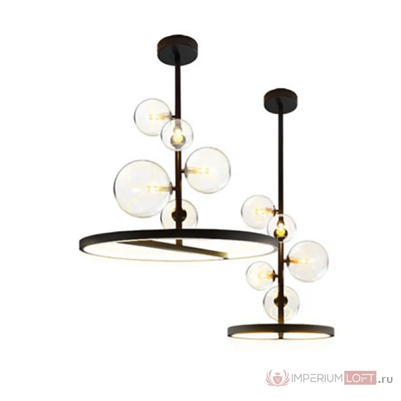 Подвесной светильник IONA B D48 black от ImperiumLoft