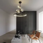 Подвесной светильник IONA B D48 black от ImperiumLoft