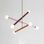 Подвесной светильник PAXTON black orange pink