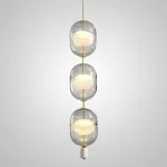 Подвесной светильник PLATTE 3 brass 3000К от ImperiumLoft