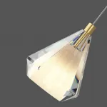 Подвесной светильник SOLDIS brass от ImperiumLoft