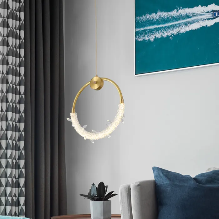 Подвесной светильник ACOSTA brass D 36 от ImperiumLoft
