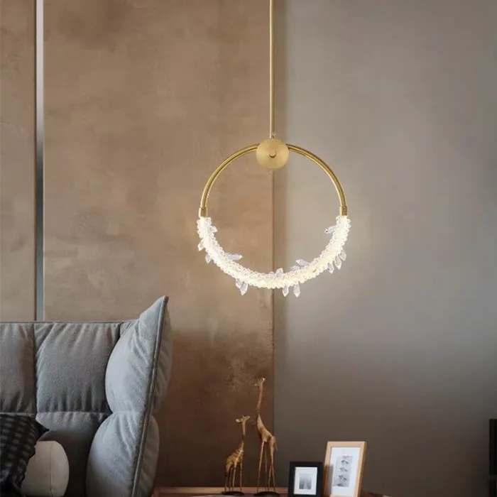 Подвесной светильник ACOSTA brass D 36 от ImperiumLoft