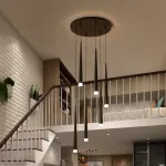Подвесной светильник LAIRD black H 60 от ImperiumLoft