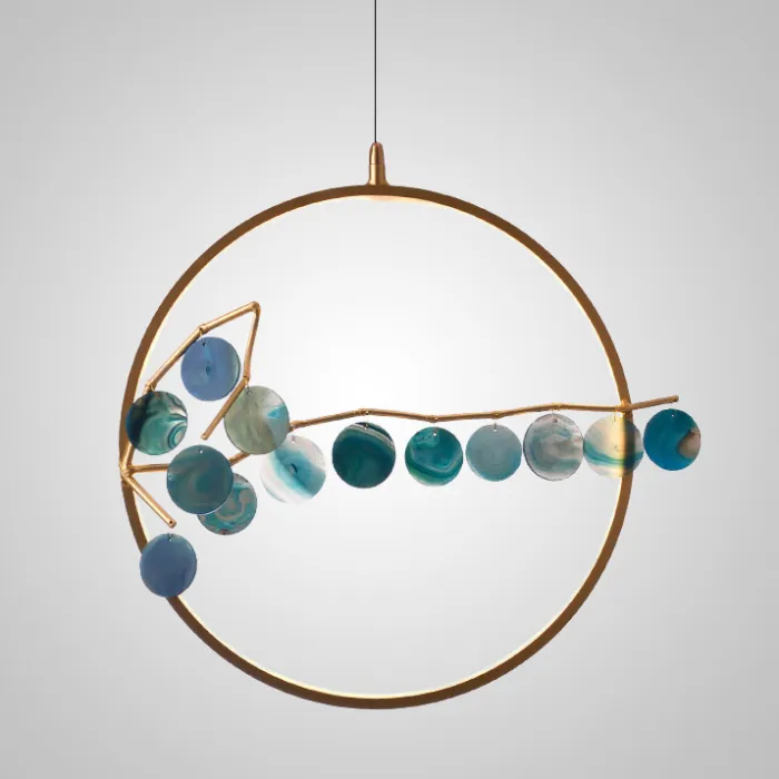 Подвесной светильник AGATE 10 multicolour D60 от ImperiumLoft