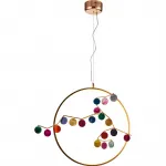 Подвесной светильник AGATE 10 multicolour D60 от ImperiumLoft