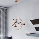 Подвесной светильник AGATE 10 multicolour D60 от ImperiumLoft