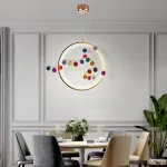 Подвесной светильник AGATE 10 multicolour D60 от ImperiumLoft
