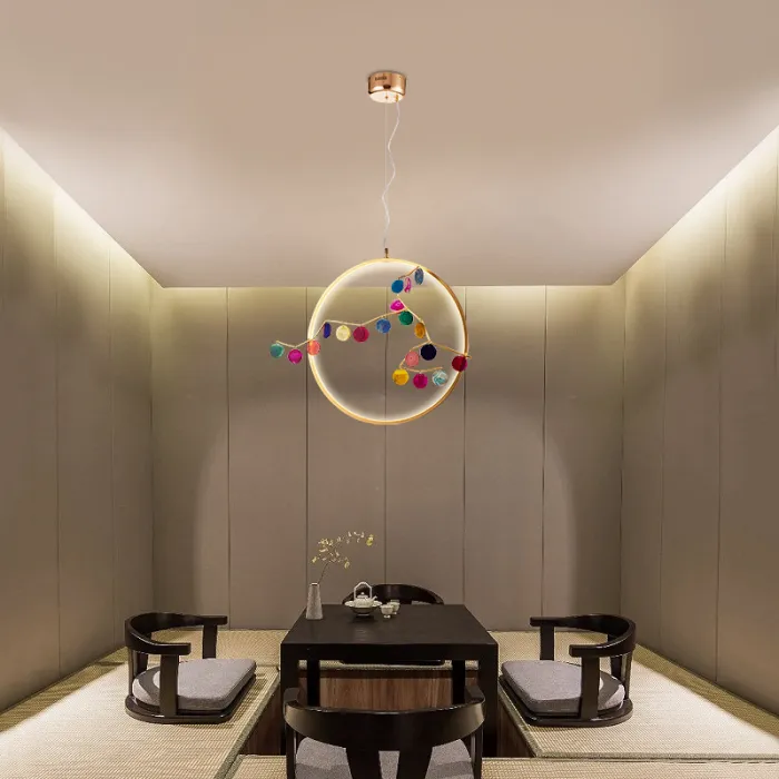 Подвесной светильник AGATE 10 multicolour D60 от ImperiumLoft