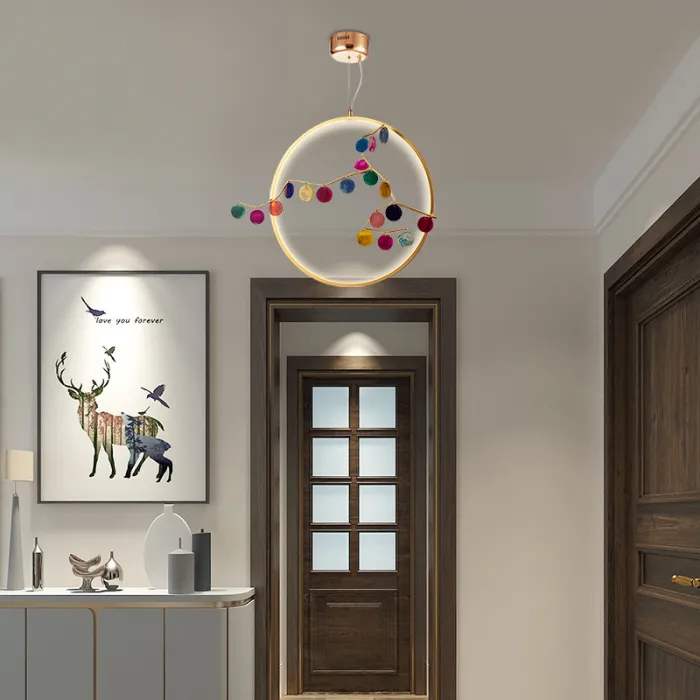 Подвесной светильник AGATE 10 multicolour D60 от ImperiumLoft