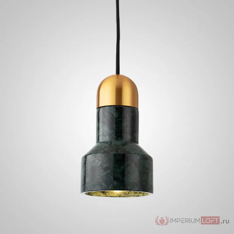 Подвесной светильник JAZZ STONE green brass от ImperiumLoft