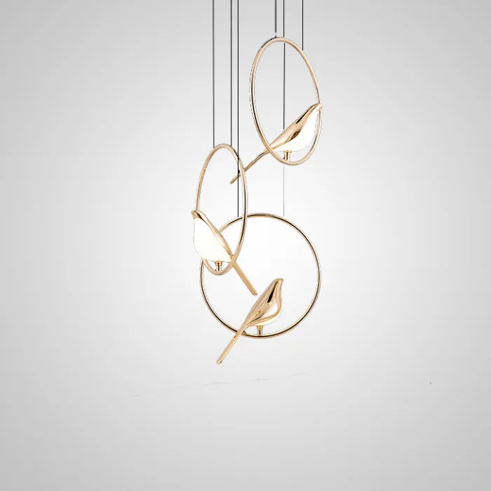 Подвесной светильник NOMI 4 gold black 3000К от ImperiumLoft