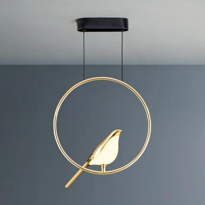Подвесной светильник NOMI 4 gold black 3000К от ImperiumLoft
