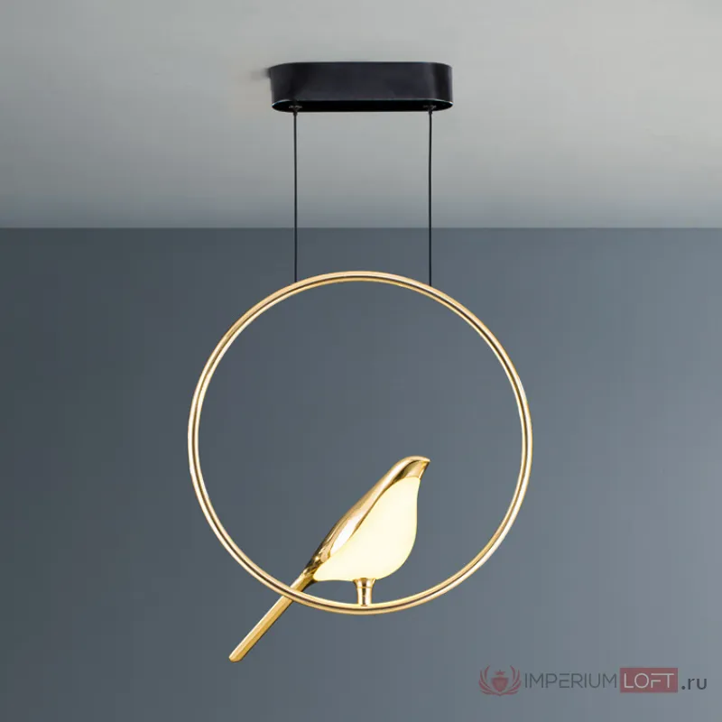 Подвесной светильник NOMI 1 gold black 3000К от ImperiumLoft