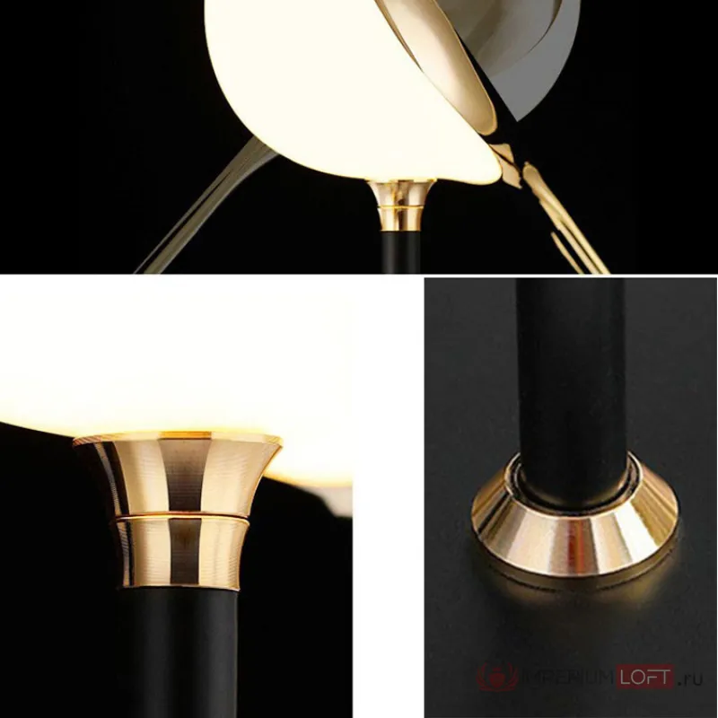 Подвесной светильник NOMI 1 gold black 3000К от ImperiumLoft