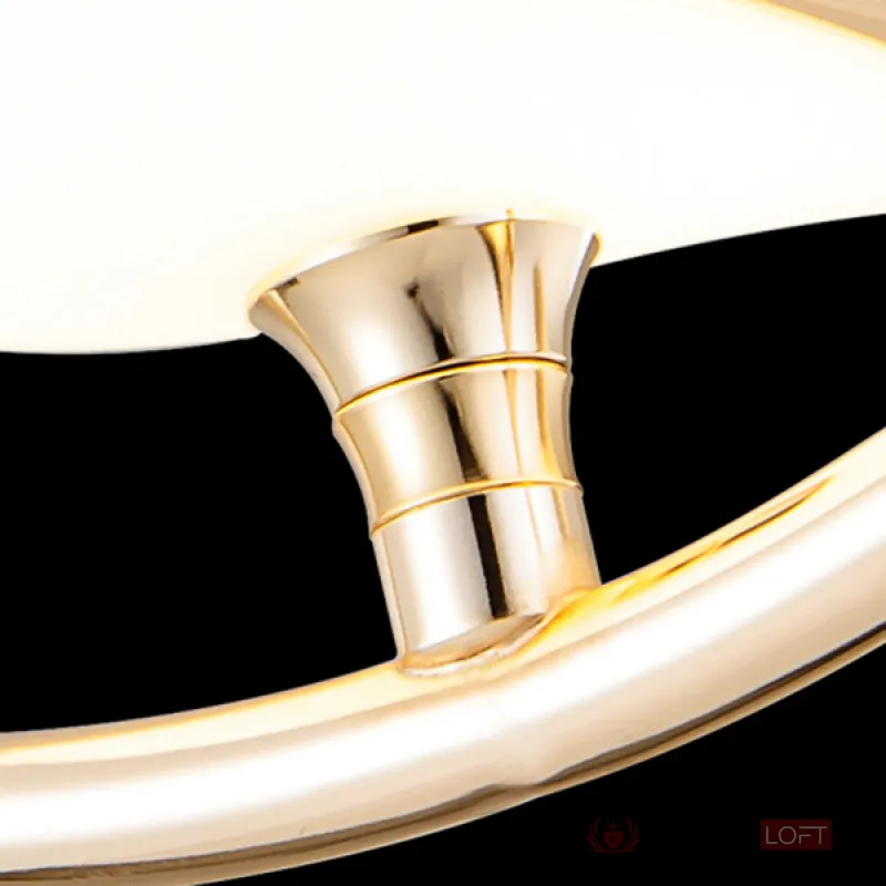 Подвесной светильник NOMI 1 gold black 3000К от ImperiumLoft