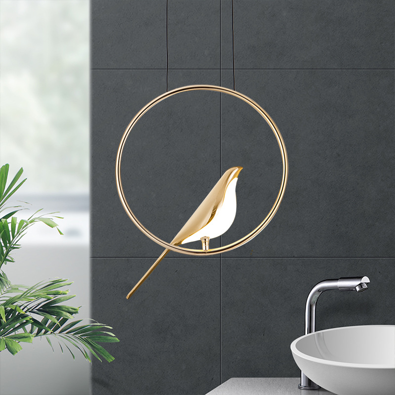 Подвесной светильник NOMI 1 gold black 3000К от ImperiumLoft