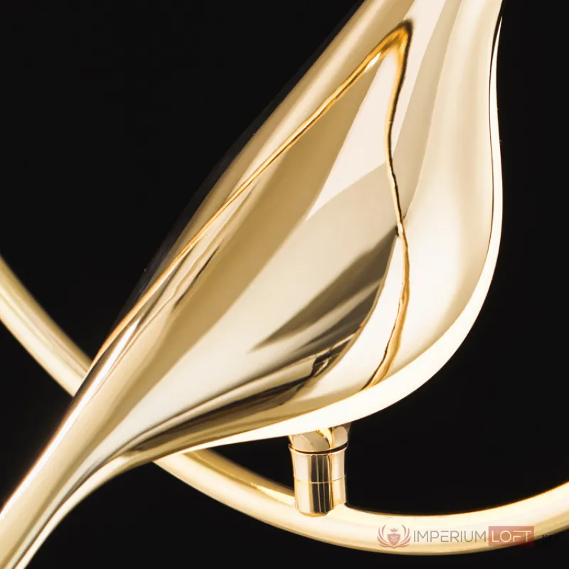 Подвесной светильник NOMI 1 gold black 3000К от ImperiumLoft