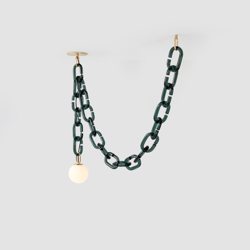 Подвесной светильник CHAIN 2 green