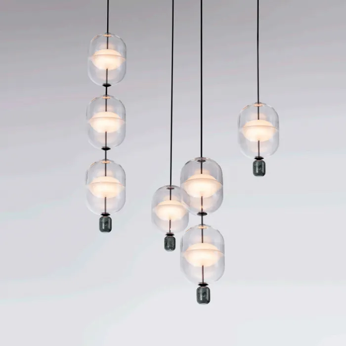 Подвесной светильник PLATTE 2 black 3000К от ImperiumLoft