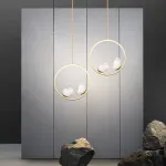 Подвесной светильник BABETTA RING 1 L280 brass 4000К от ImperiumLoft