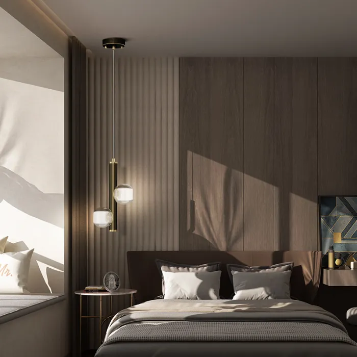 Подвесной светильник ILIANA brass black от ImperiumLoft