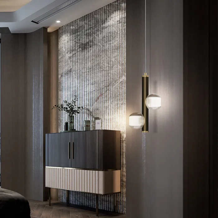 Подвесной светильник ILIANA brass black от ImperiumLoft