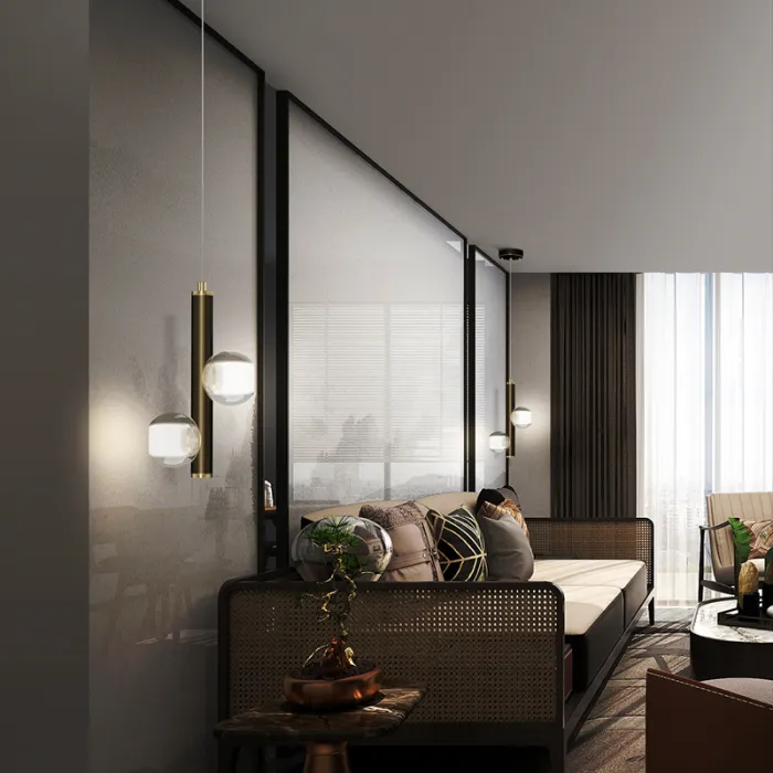 Подвесной светильник ILIANA brass black от ImperiumLoft