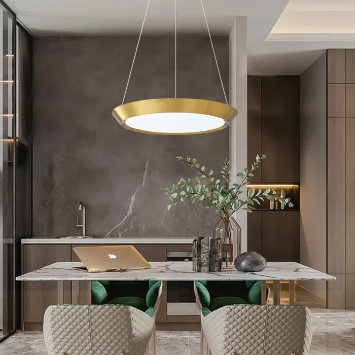 Подвесной светильник SOLVE D40 gold от ImperiumLoft