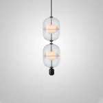 Подвесной светильник PLATTE 2 black 3000К от ImperiumLoft