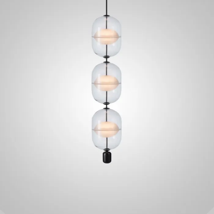 Подвесной светильник PLATTE 2 black 3000К от ImperiumLoft