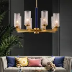 Потолочная люстра ADELEINE L10 Blue от ImperiumLoft