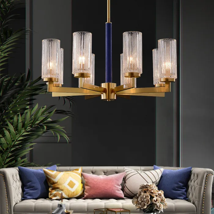 Потолочная люстра ADELEINE L10 Blue от ImperiumLoft