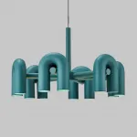 Подвесная люстра FANNY 16 Green от ImperiumLoft