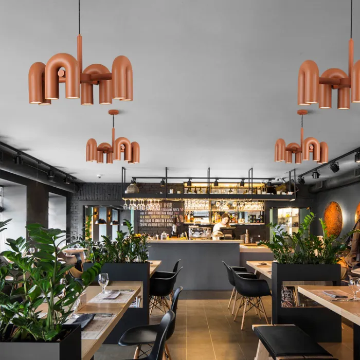 Подвесная люстра FANNY 8 Green от ImperiumLoft