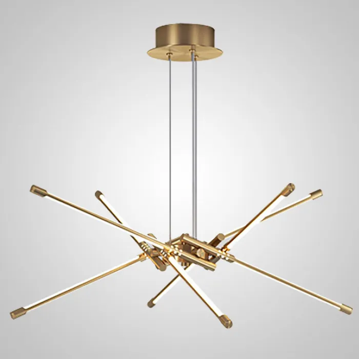 Подвесная люстра VALA L8 Brass от ImperiumLoft