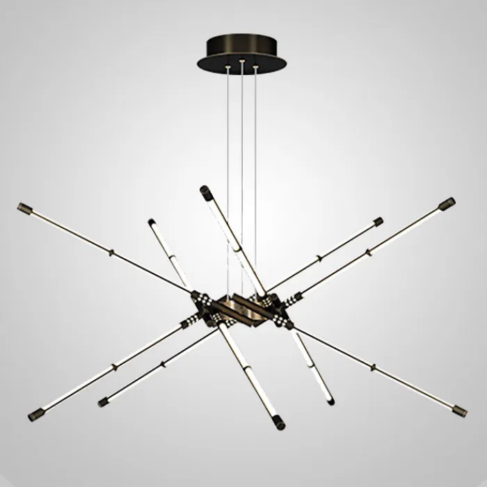 Подвесная люстра VALA L8 Brass от ImperiumLoft