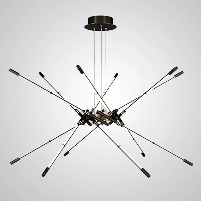 Подвесная люстра VALA L8 Brass от ImperiumLoft