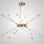 Подвесная люстра VALA L8 Brass от ImperiumLoft