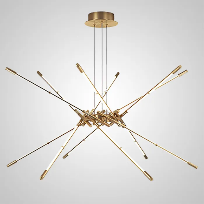 Подвесная люстра VALA L8 Brass от ImperiumLoft