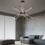 Подвесная люстра VALA L8 Brass от ImperiumLoft