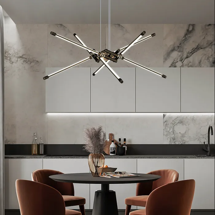 Подвесная люстра VALA L8 Brass от ImperiumLoft