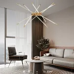 Подвесная люстра VALA L8 Brass от ImperiumLoft