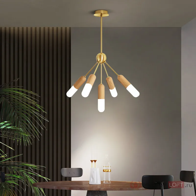 Потолочная люстра KERSTEN CH L5 от ImperiumLoft
